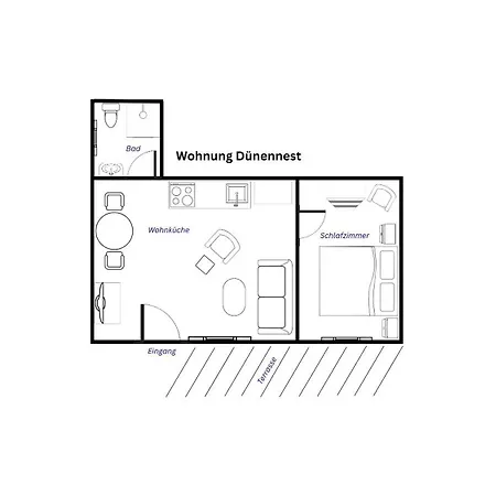Apartamento Duenennest Wittdün